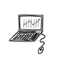 Drawing laptop